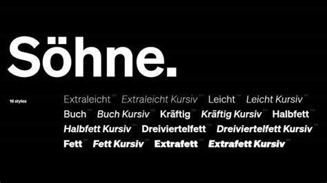 sohne font alternative.